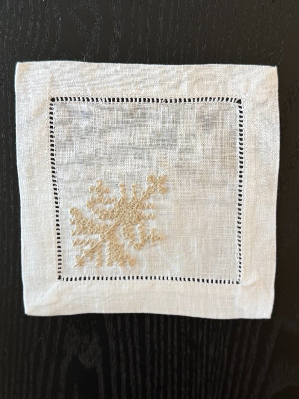 Hand Embroidered Moroccan Cocktail Napkin